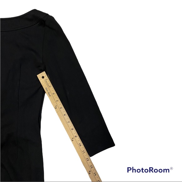 Lauren Ralph Lauren Ruched V-neck Dress Size 2 - Picture 8 of 10